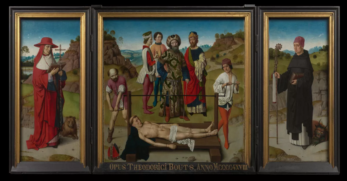 Dieric Bouts - De Marteling van de Heilige Erasmus